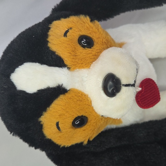 Hallmark Dog Basset Hound Beagle Floppy Long ear Heart collar Valentines - Picture 10 of 14